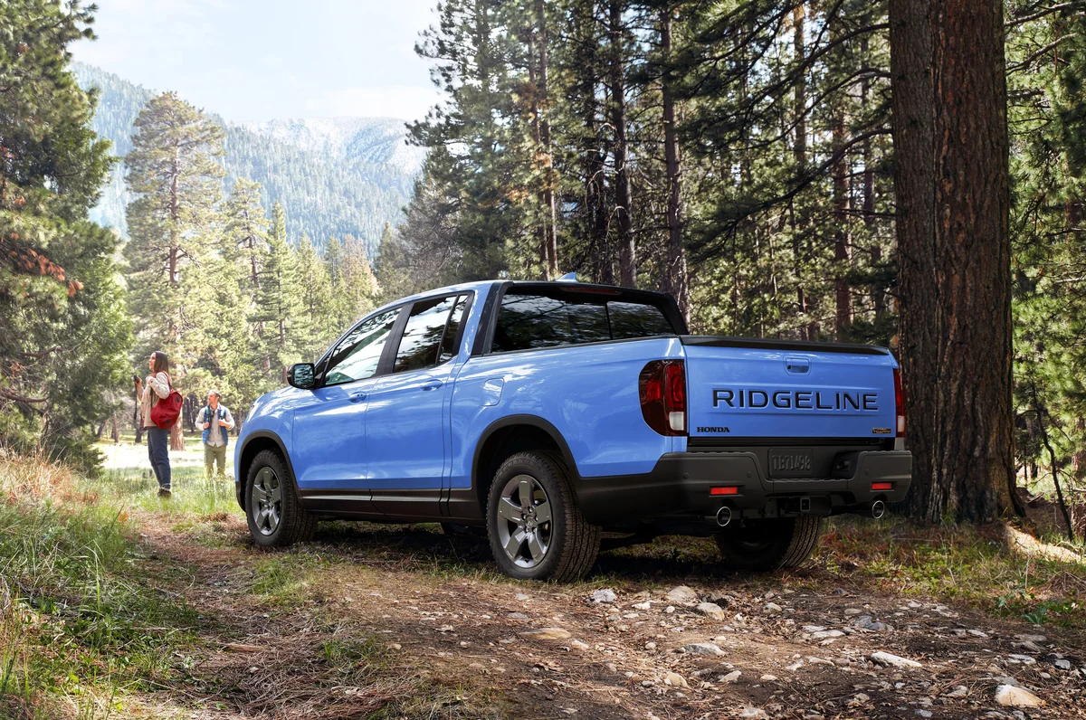 blue 2024 honda ridgeline