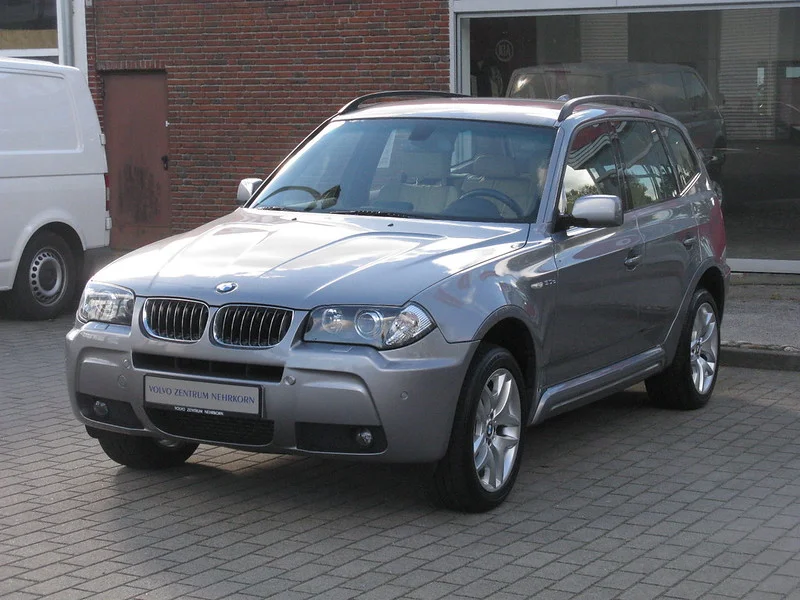 Silver BMW X3