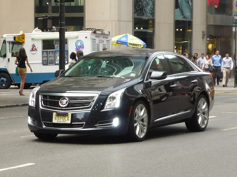 Black Cadillac XTS