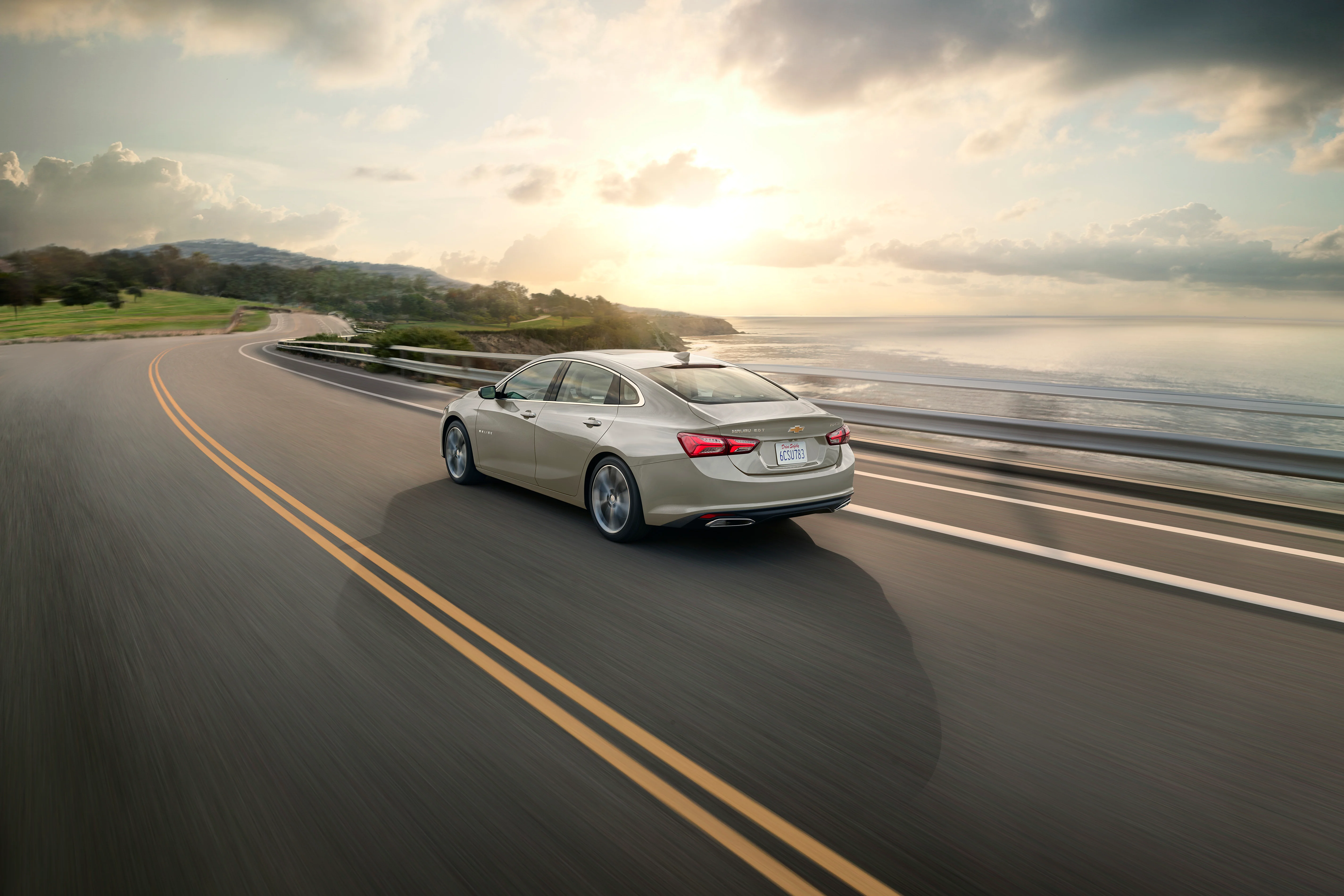 gray metallic 2024 chevrolet malibu