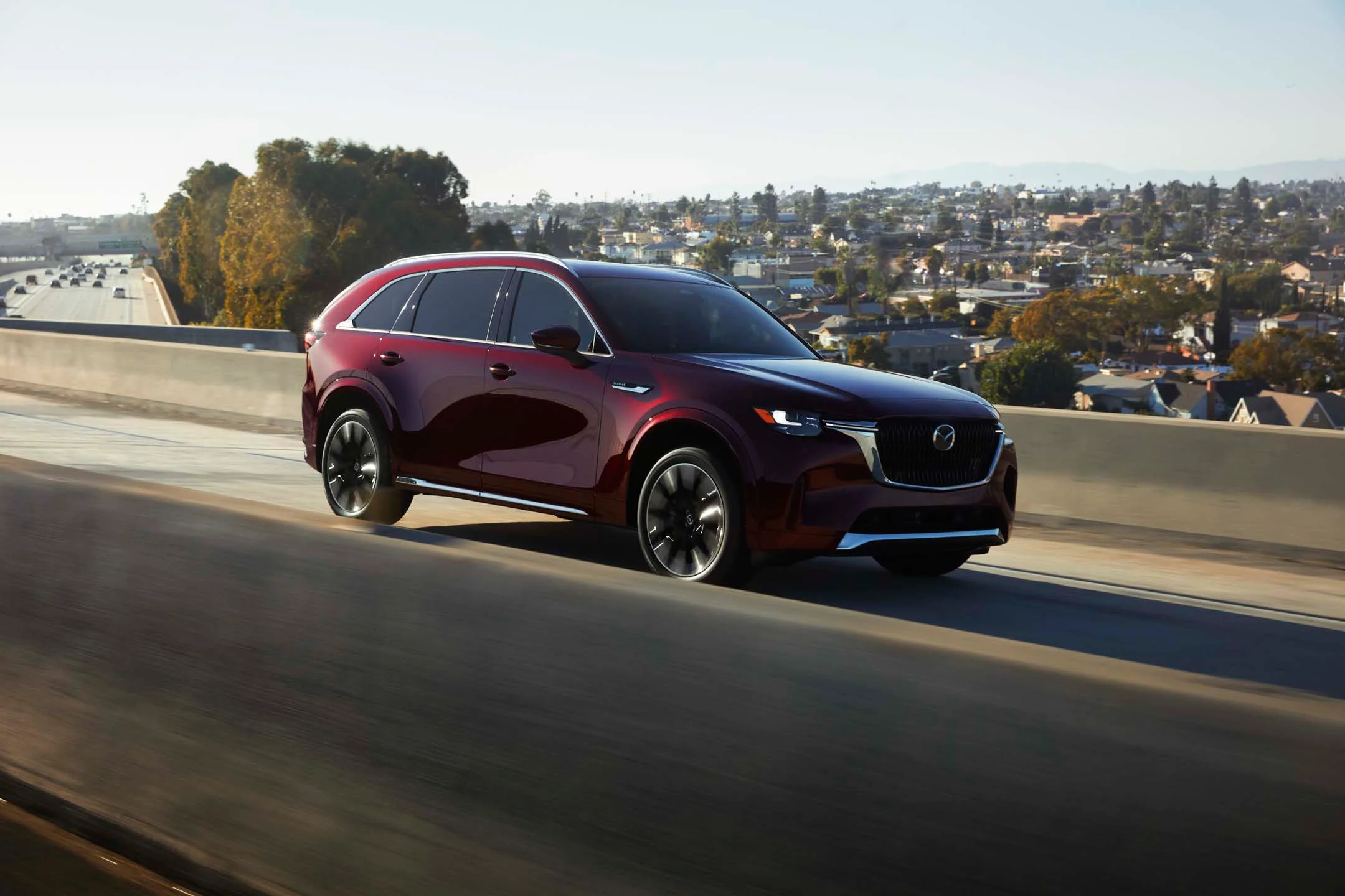 red 2024 mazda cx-90