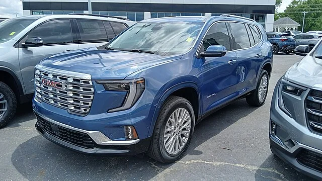 blue 2024 GMC Acadia