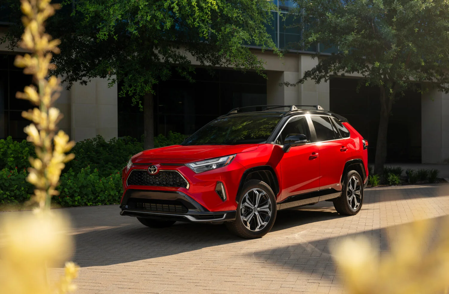 red 2025 toyota rav4 phev