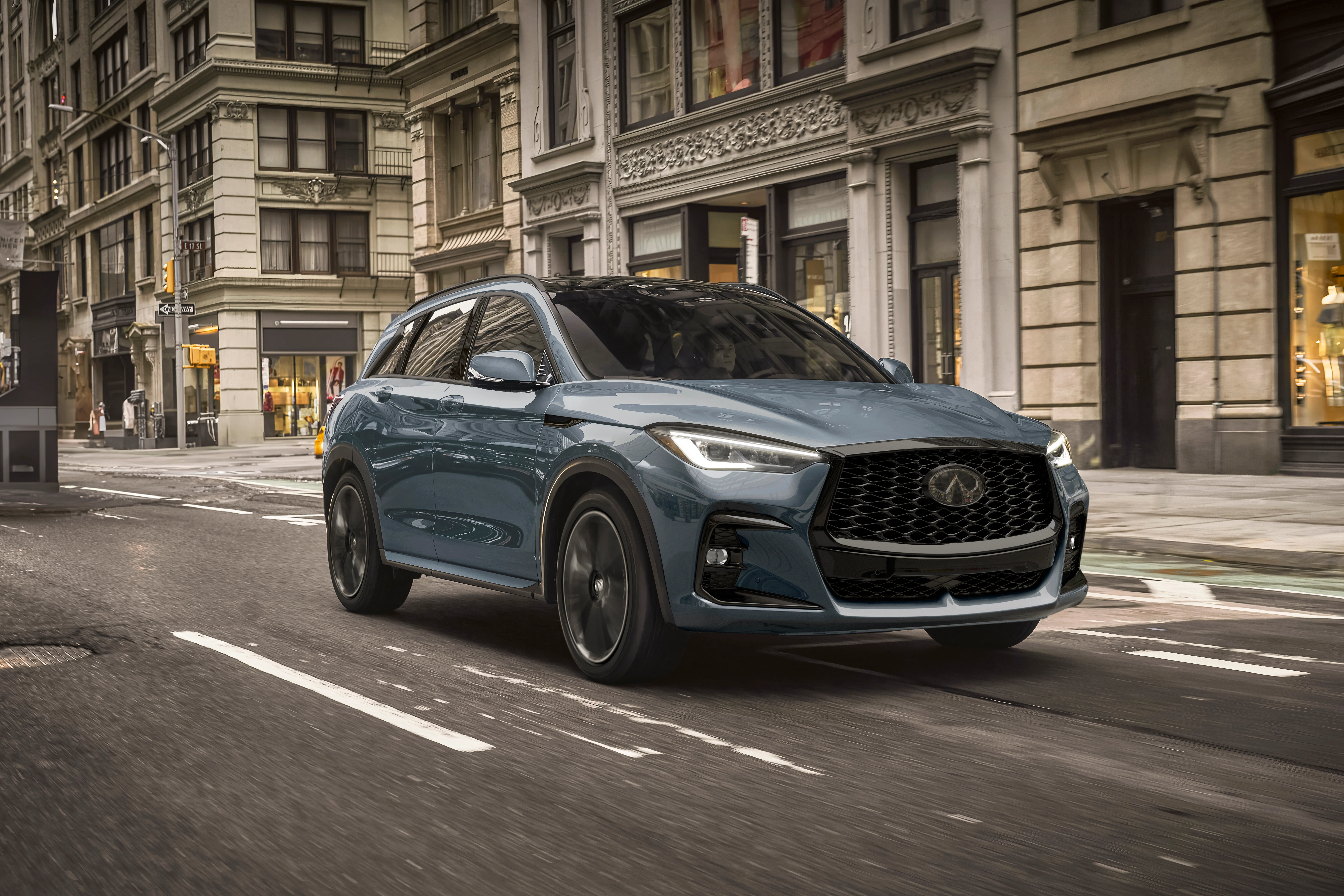 light blue 2025 infiniti qx50