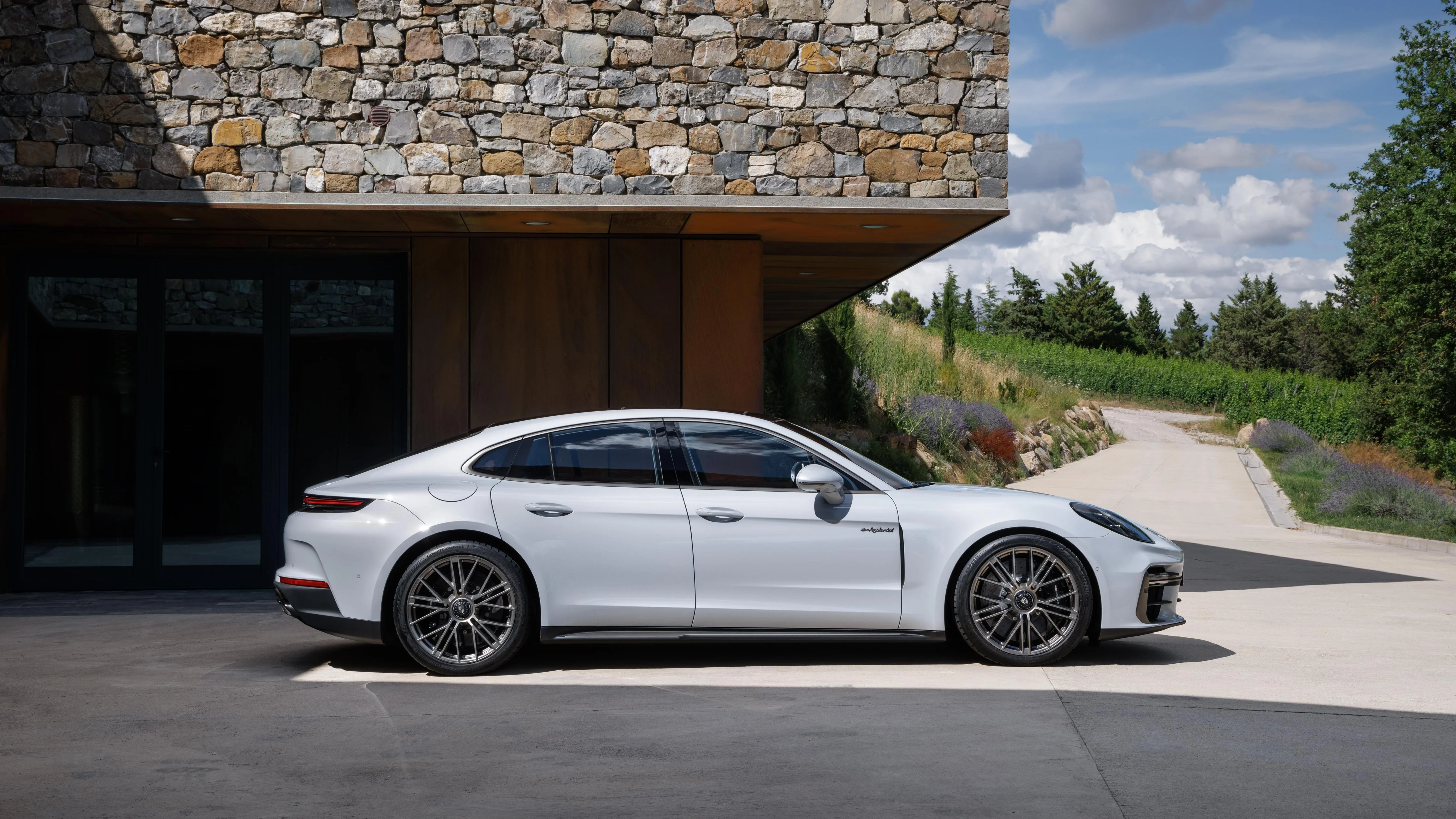 white 2025 porsche panamera