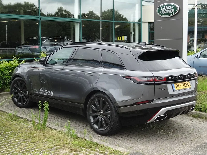 Silver Range Rover Velar