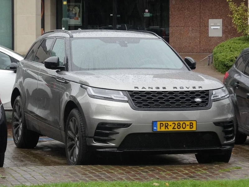 Silver Range Rover Velar