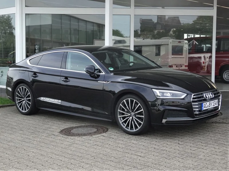 Black Audi A5 Sportback