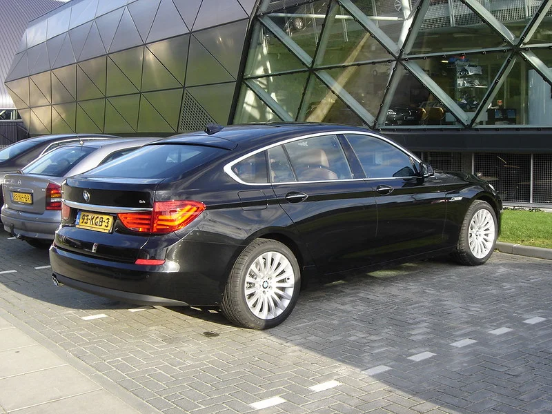 Black BMW 5 Series Gran Turismo