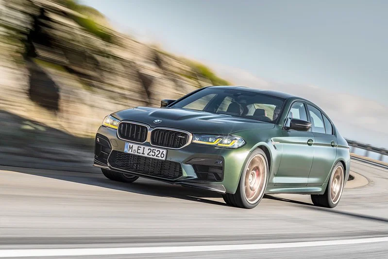 Green BMW M5