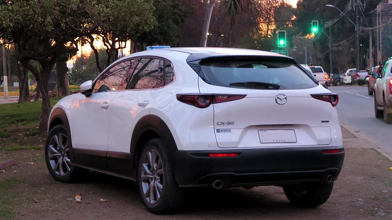 White Mazda CX-30