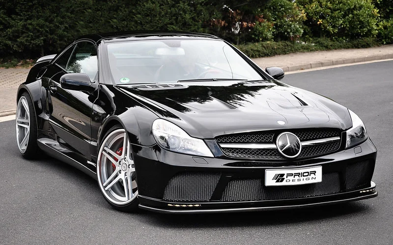 Black Mercedes-Benz SL-Class