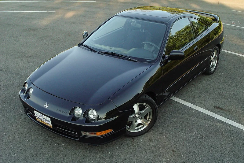 black 1996 Acura Integra GS-R