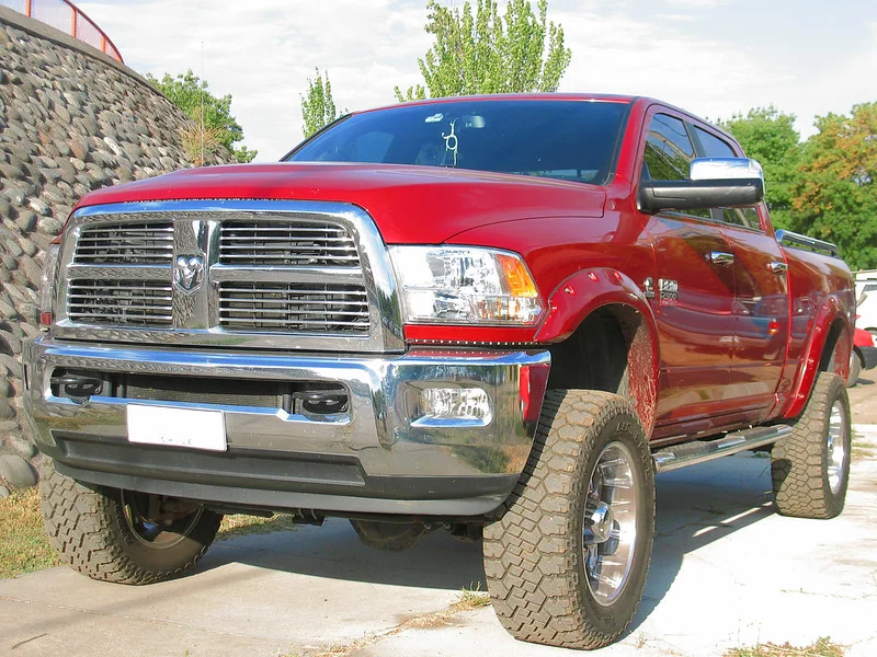 Red Dodge Ram 2500