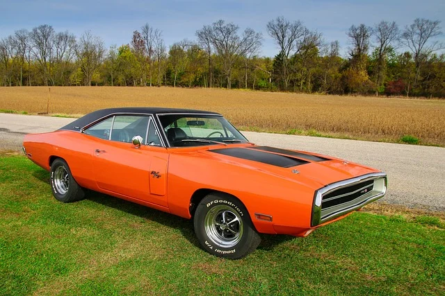 Orange Dodge Charger