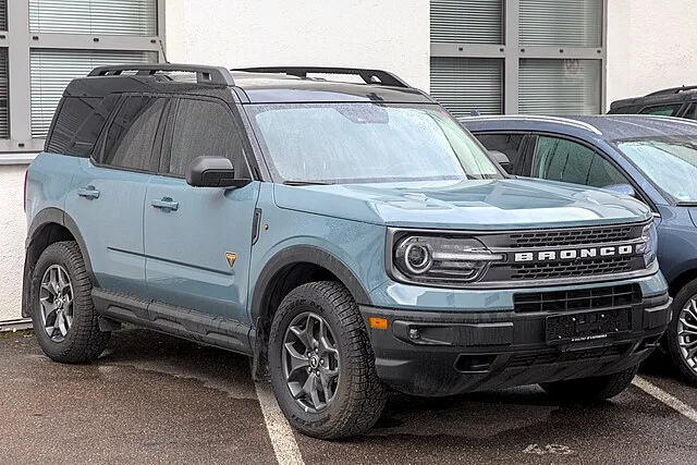 blue ford bronco sport