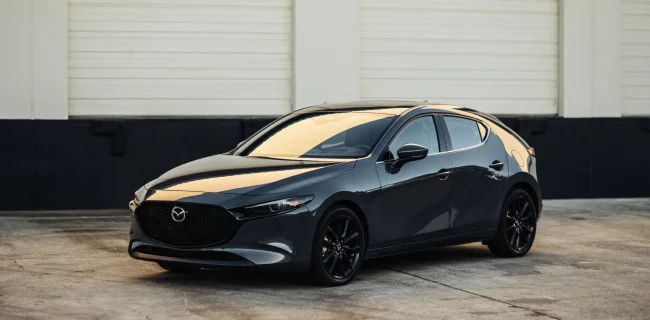 black 2025 mazda3