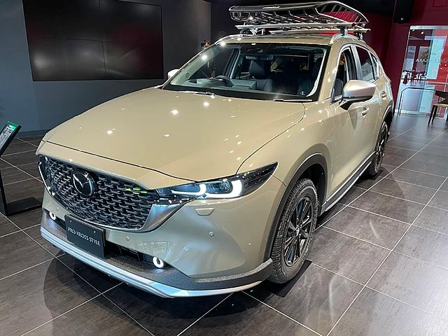 2022 Mazda CX-5 in a showroom